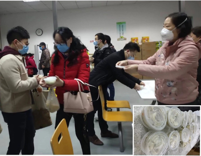 江西兒院黨紀工團報道：如意餛飩暖心田，女神節(jié)日笑開顏