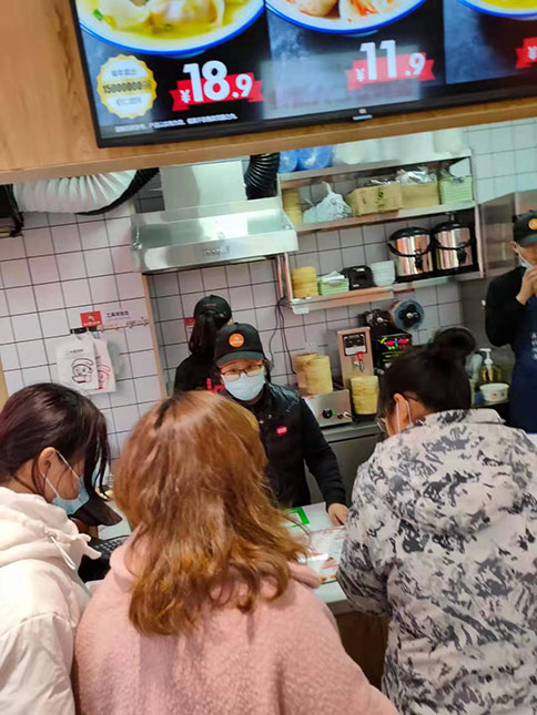 熱烈祝賀河南鄭州如意餛飩瀚海海尚店盛大開業(yè)，祝老板財(cái)源廣進(jìn)！