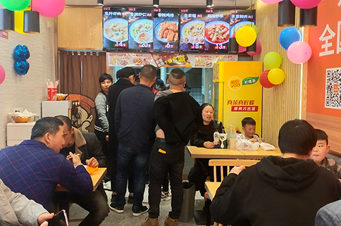 熱烈祝賀湖北咸寧如意餛飩嘉魚客運站店盛大開業(yè)！