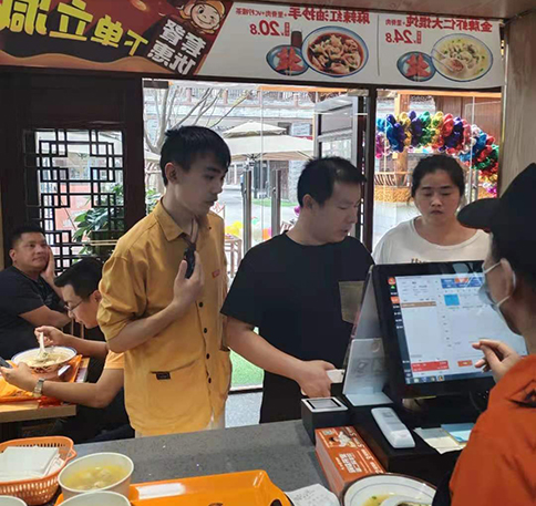熱烈祝賀湖北漢川如意餛飩天嶼湖店盛大開業(yè)！