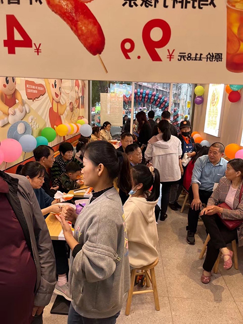 熱烈祝賀如意餛飩湖北咸寧崇陽凱鴻店盛大開業(yè)！
